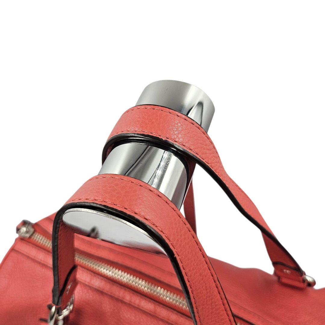 良品　COACH　ミニボストンバッグ　ショルダー2way 　本革レザー
