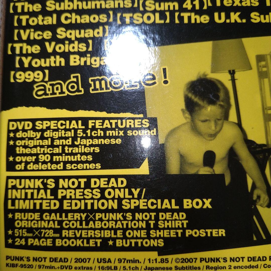 新品PUNK'S NOT DEAD 限定版 DVD BOX付属品Tシャツ缶バッジ