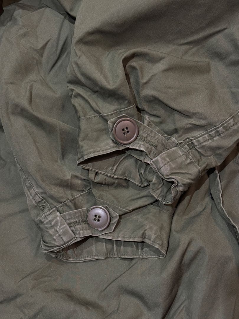 フルセット 実物 US ARMY M65 フィッシュテイルパーカ XL