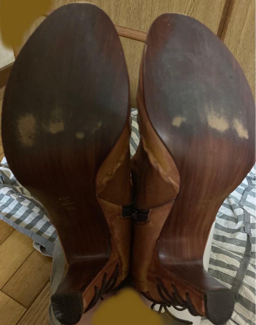 即購入大歓迎‼️Pionero ピオネロ　ロングブーツ　ブラウン25cm