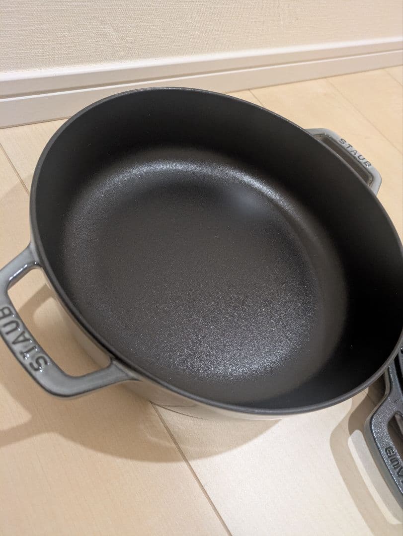 美品　STAUB スキヤキ グリルパン 26cm　ストウブ
