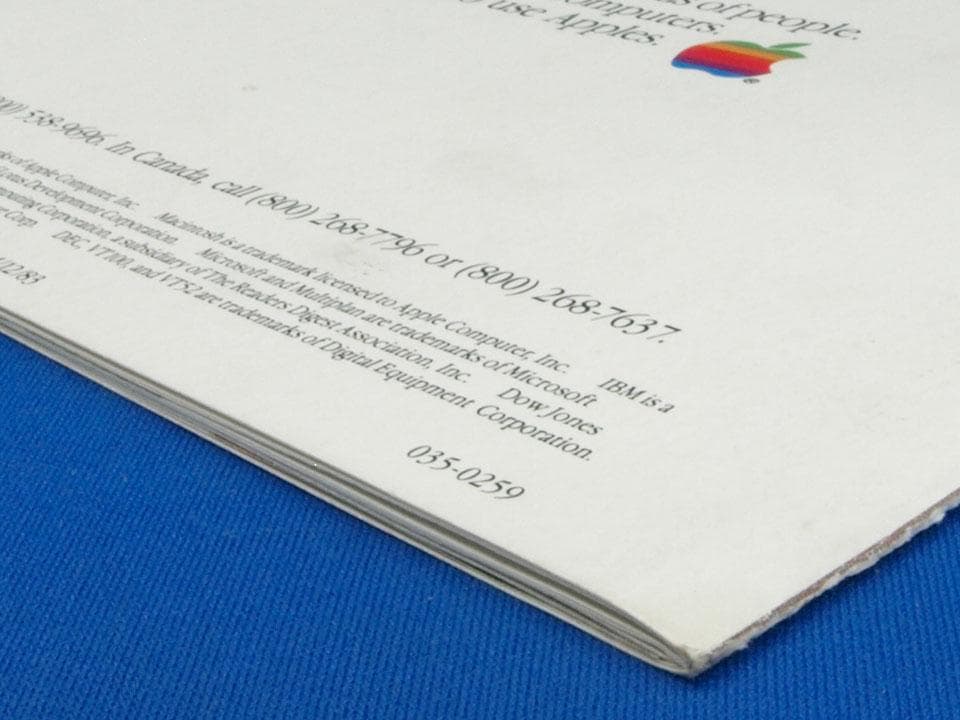 Apple（アップル）Macintosh（マッキントッシュ）初期カタログ レア品