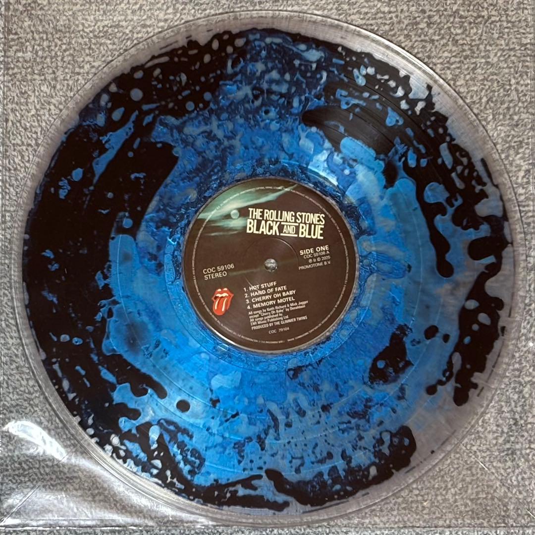 洋楽 ROLLING STONES BLACK AND BLUE LIQUID LP