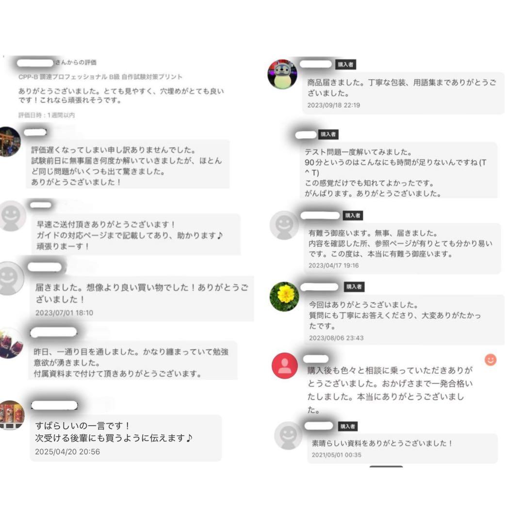 CPP-B 調達プロフェッショナル資格　対策ノート＋問題405問セット