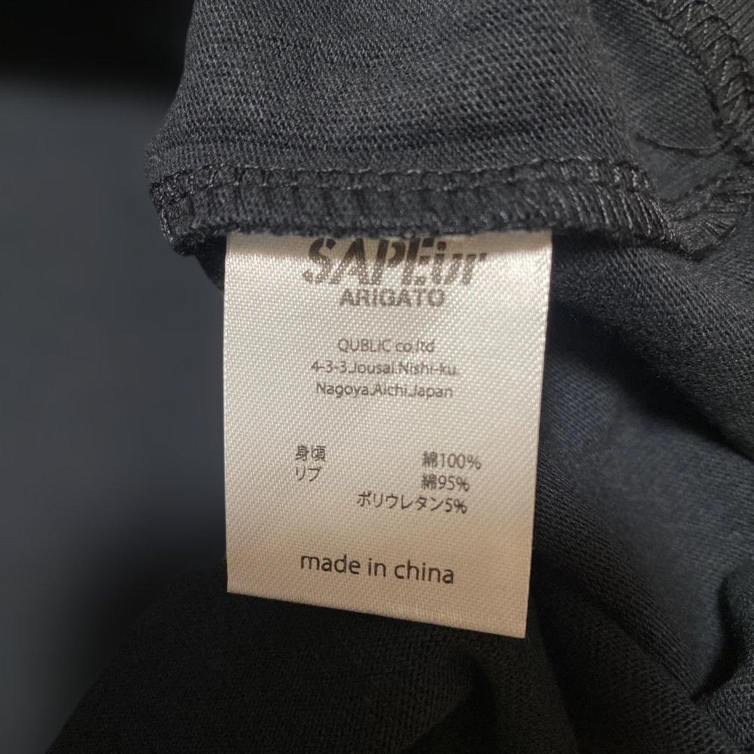 新品　SAPEur ダ・ヴィンチ　ロッドマン　Tシャツ ブラック　L