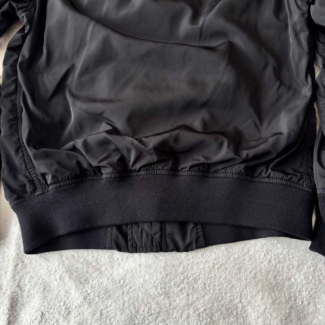 ✨️美品✨️ ALPHA INDUSTRIES MA-1 ブラック L 薄手 黒
