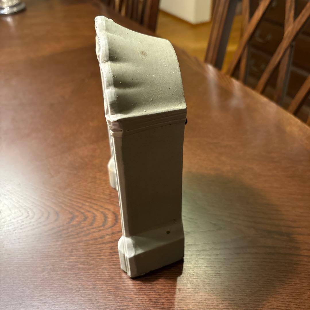 アンティーク　陶器製時計　ドイツ製