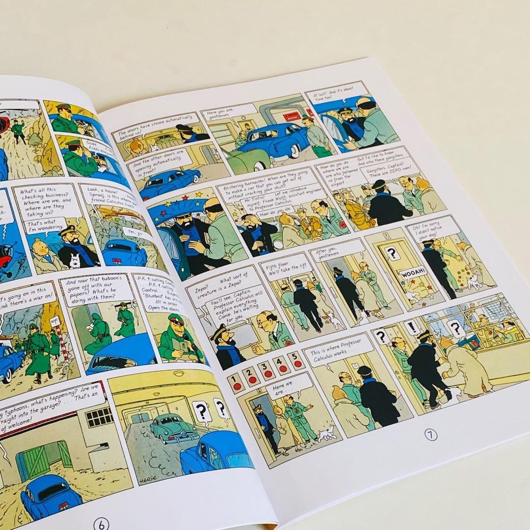 The adventures of TinTin タンタンの冒険　英語コミックス