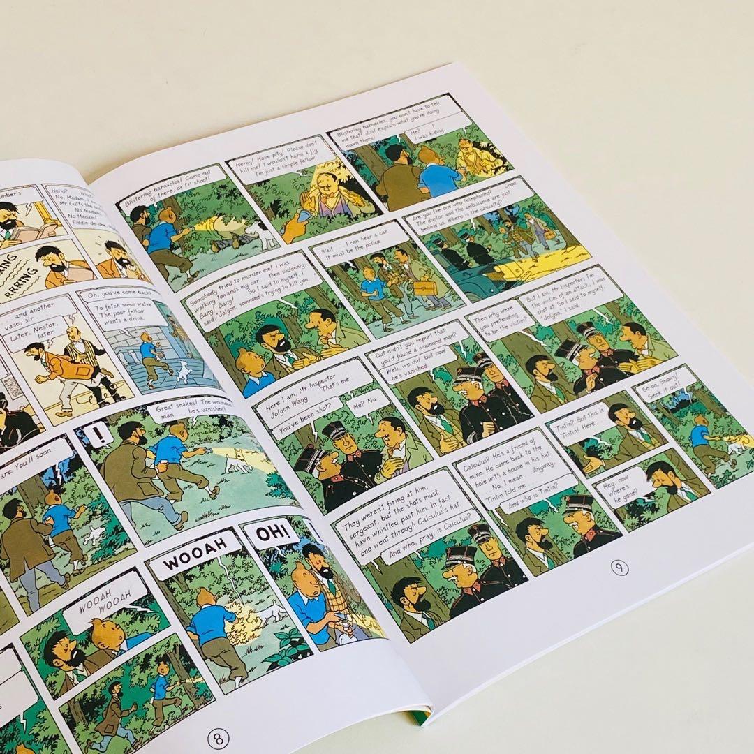 The adventures of TinTin タンタンの冒険　英語コミックス