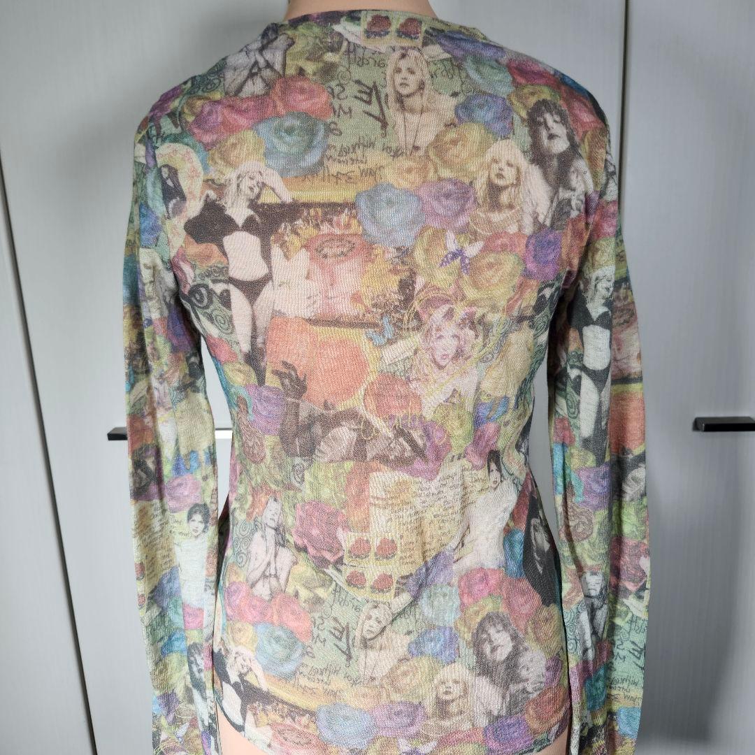 希少　HYSTERIC GLAMOUR コートニーラブ 総柄　薄手　カーディガン