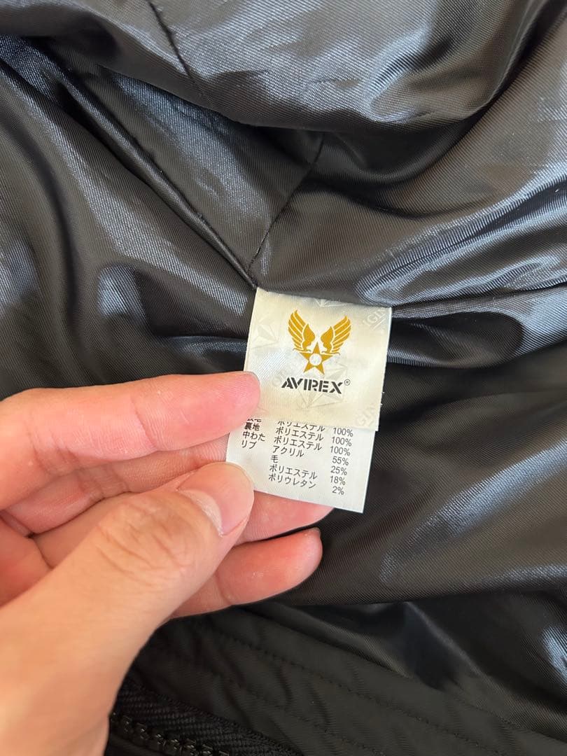 カ*狂様 ［美品］AVIREX キルティング カスタム CWV ジャケット M