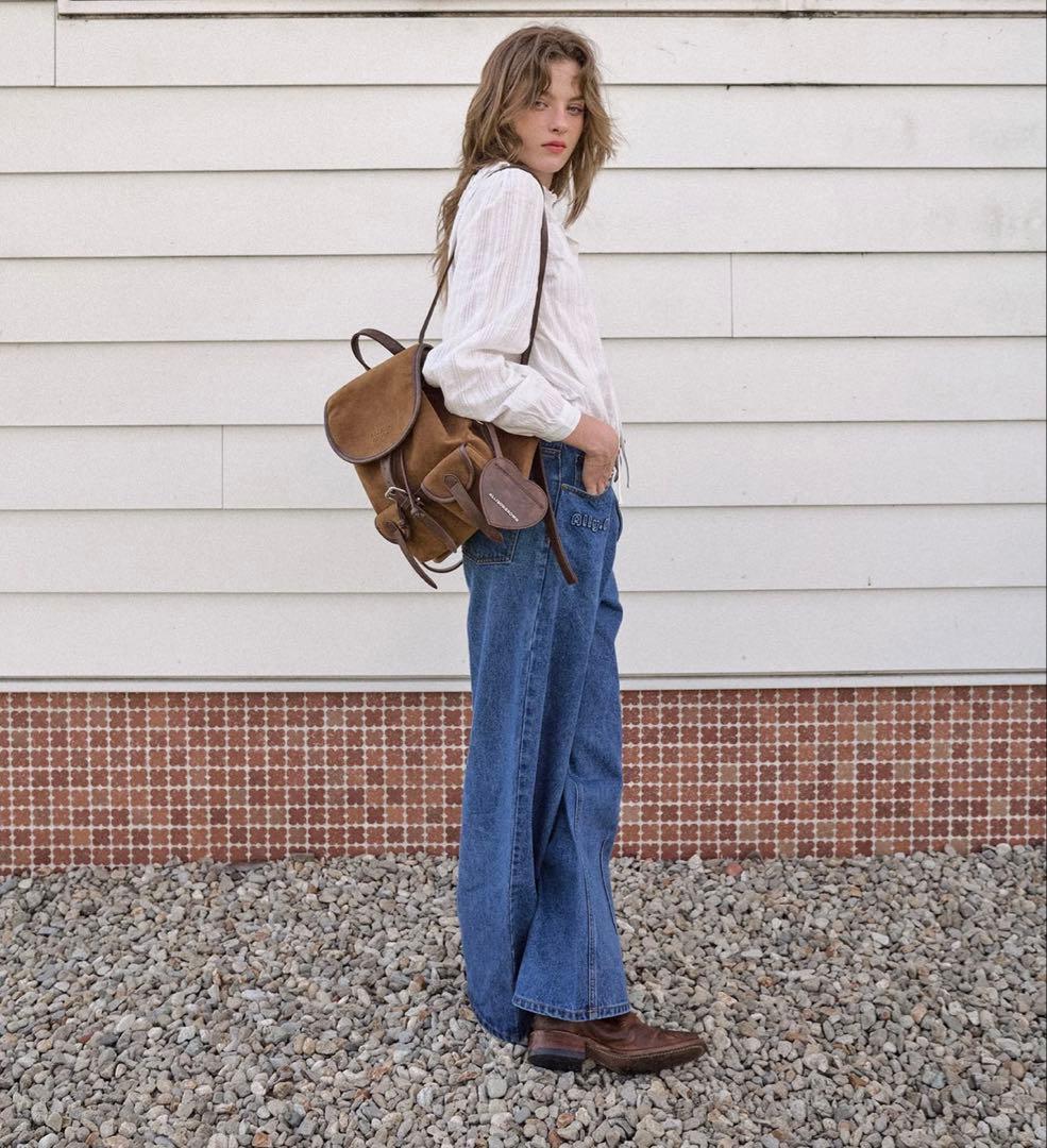 ALLISON BROWN ワイドストレートジーンズ 新品タグ付き