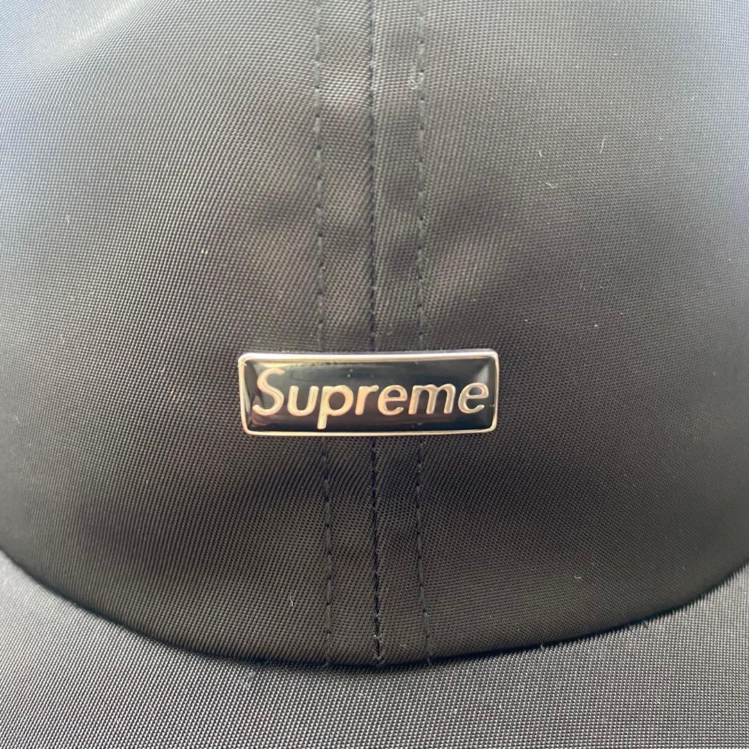 【美品】Supreme l Plate Camp Cap ブラック
