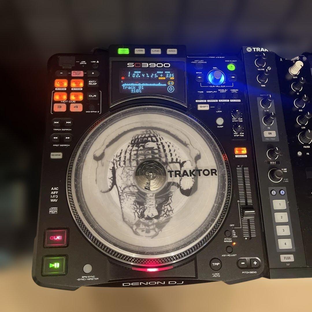 DJ機材 2 x Denon SC3900 + TRAKTOR Z2, F1, X1