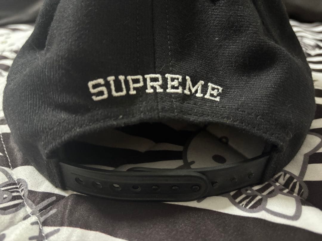 SUPREME×CHAMPION 5-PANEL CAP 17AW BLACK
