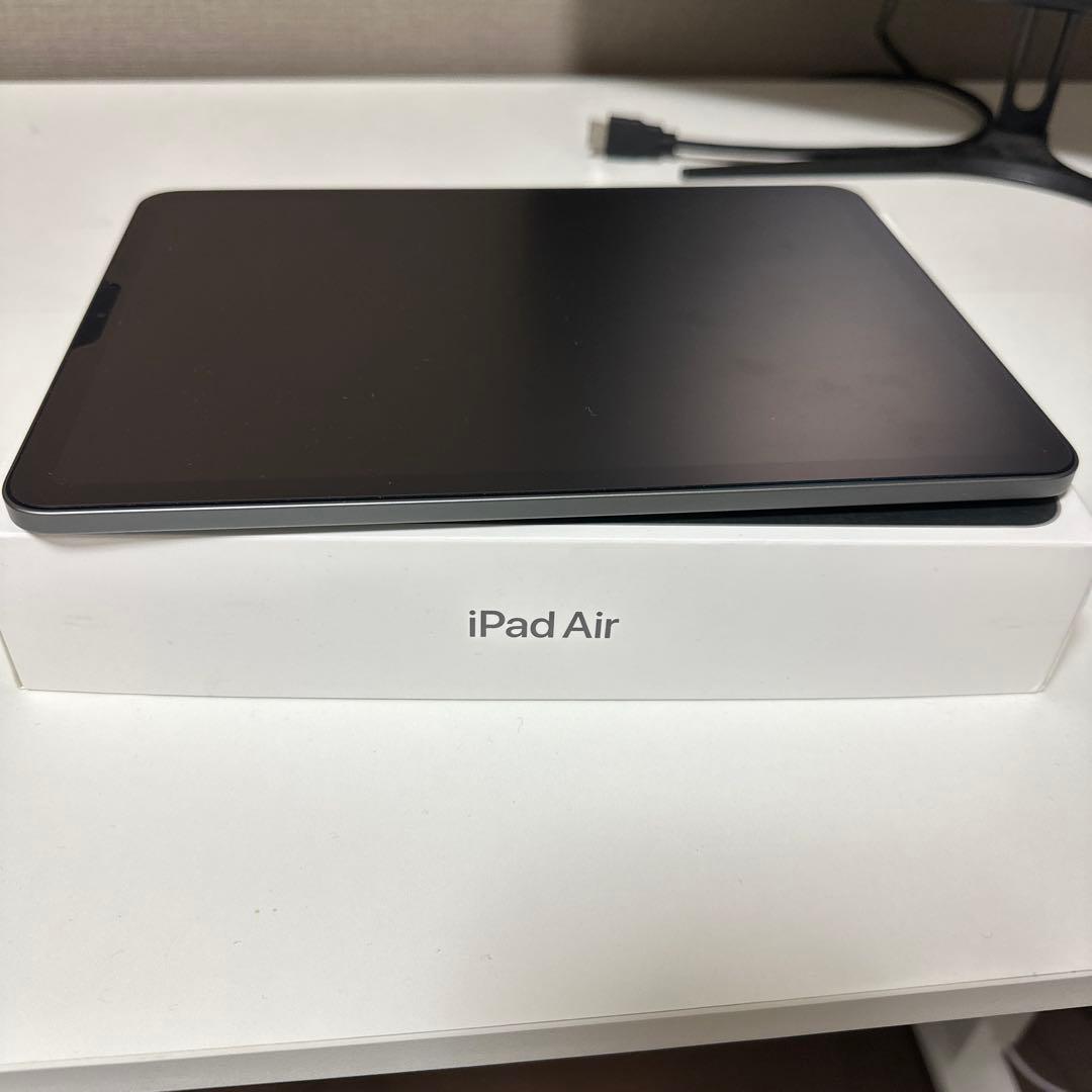 【超美品】バッテリー良　iPad Air4 スペースグレイ64GB おまけつき