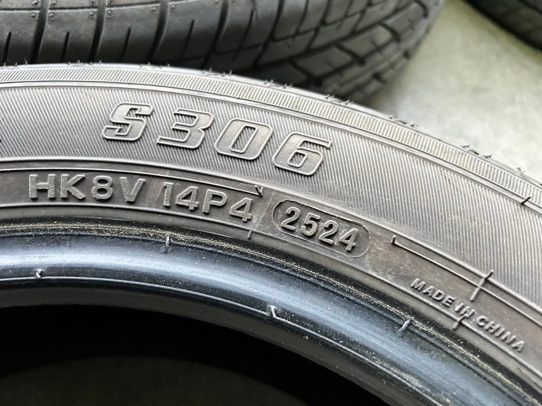 【走行少！バリ山】軽自動車用ヨコハマ155/65r14 ４本セット