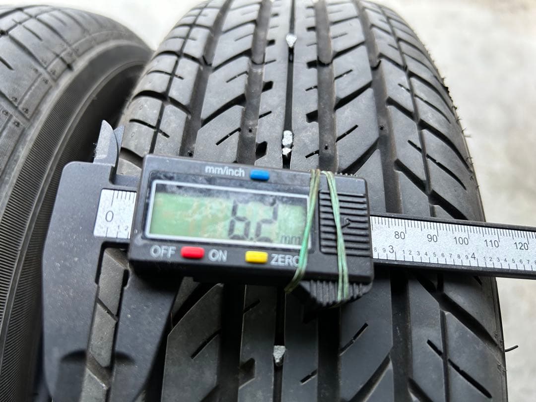 【走行少！バリ山】軽自動車用ヨコハマ155/65r14 ４本セット