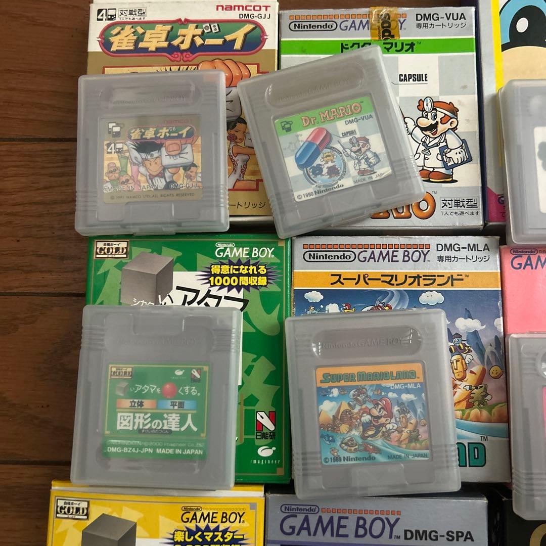 ゲームボーイ、ゲームボーイアドバンス カセット セット売り ジャンク品