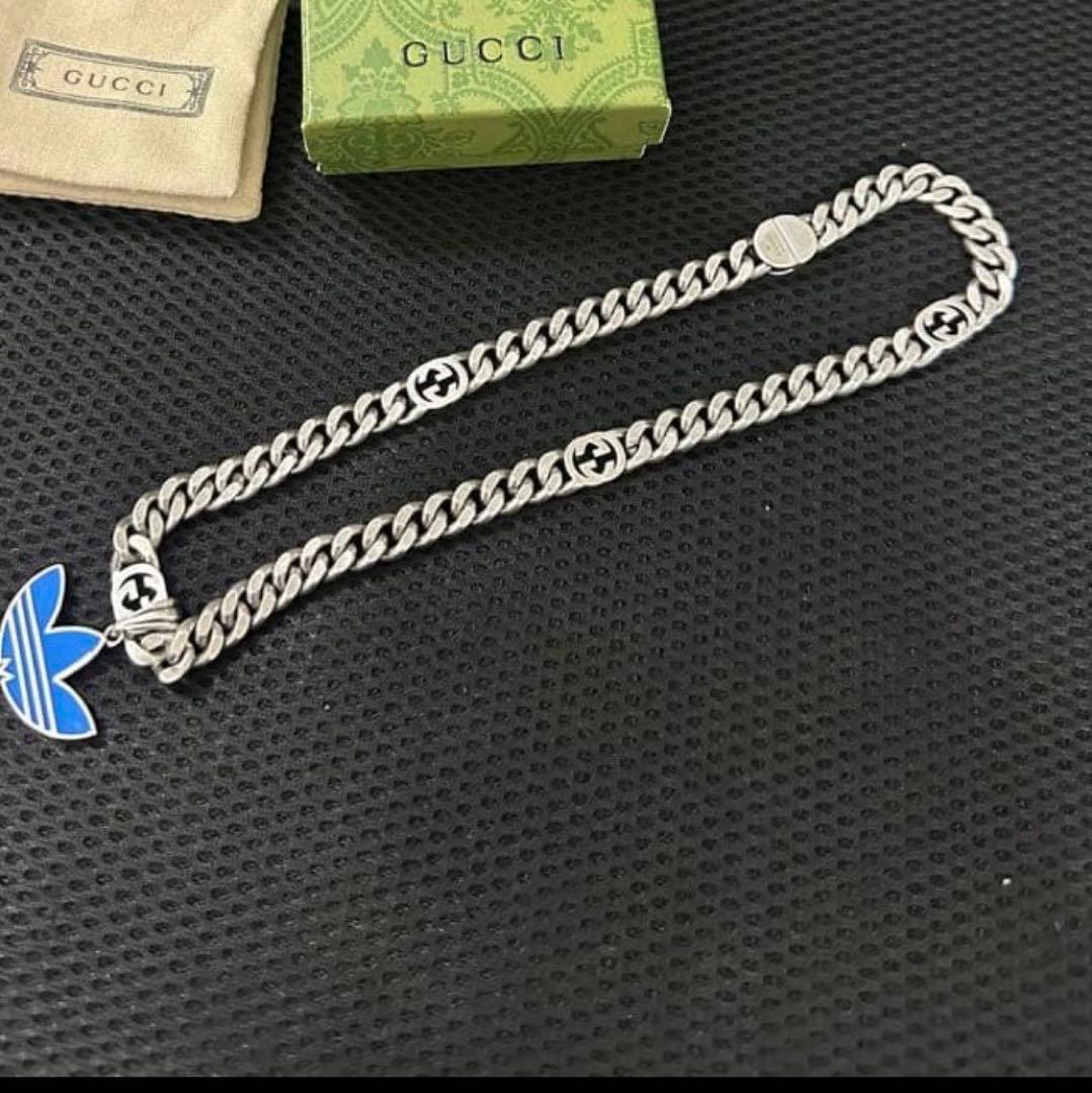 GUCCIネックレス　GUCCI✖️adidas