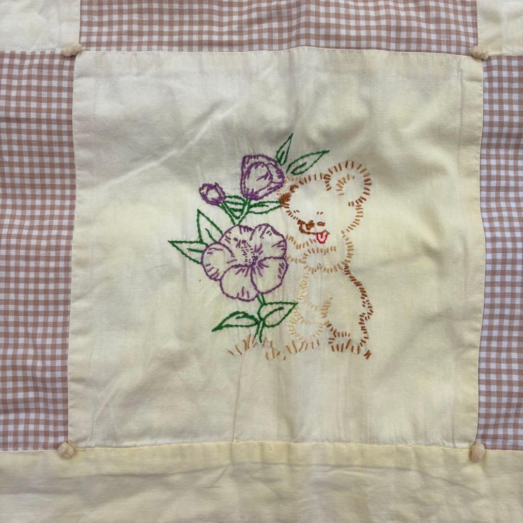【1950s USA vintage】ベビーキルト パッチワーク 布 ビンテージ