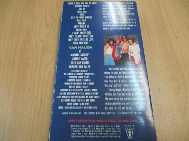 VAN HALEN ヴァンヘイレン VHS 激レア　№84