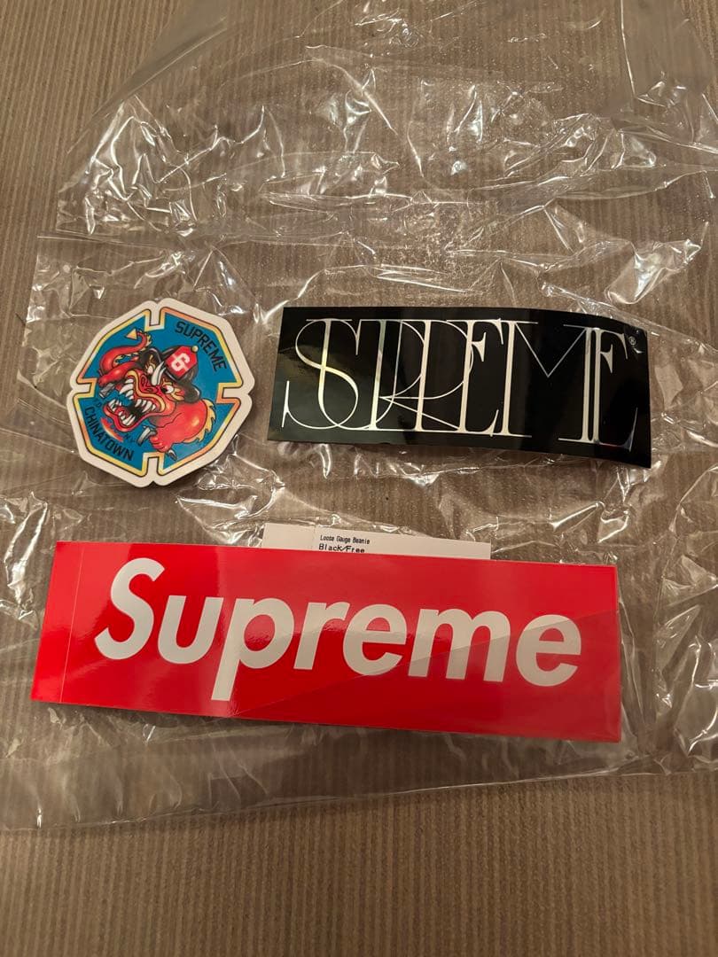 Supreme Loose Gauge Beanie ブラック