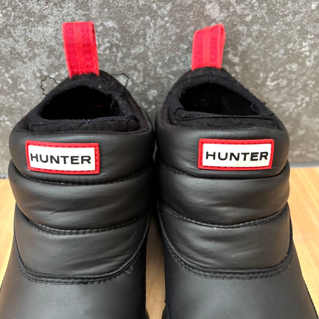 【HUNTER】ハンター アンクルスノーブーツ　ショート　UK4 ブラック　23