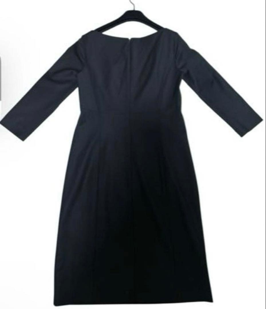 美品　theory luxe Executive ワンピースネイビー 38