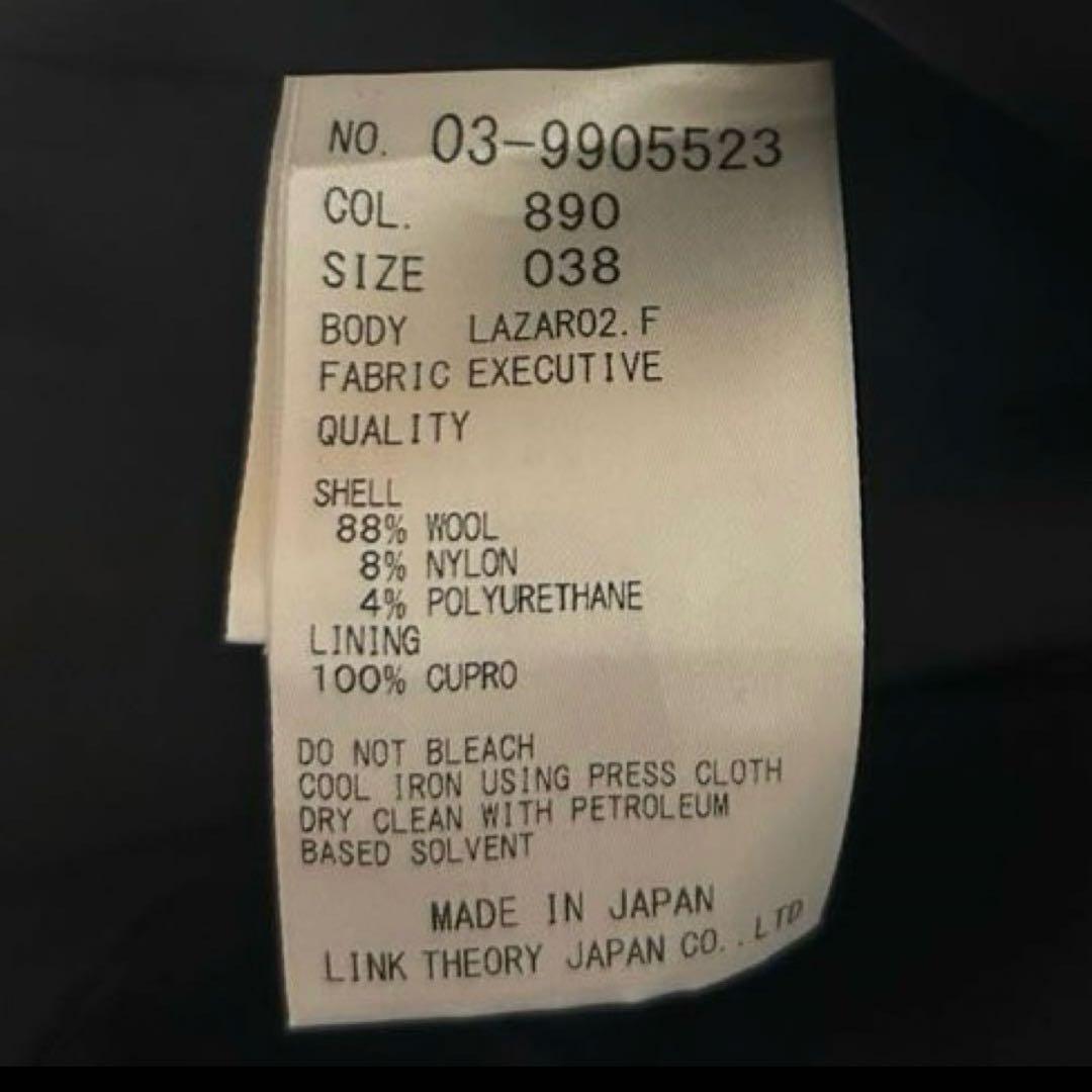 美品　theory luxe Executive ワンピースネイビー 38