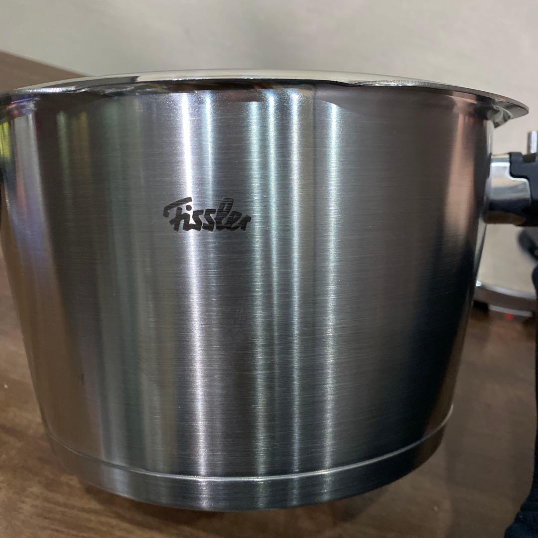 フィスラー 圧力鍋 2.5L IH対応 蒸し器付き