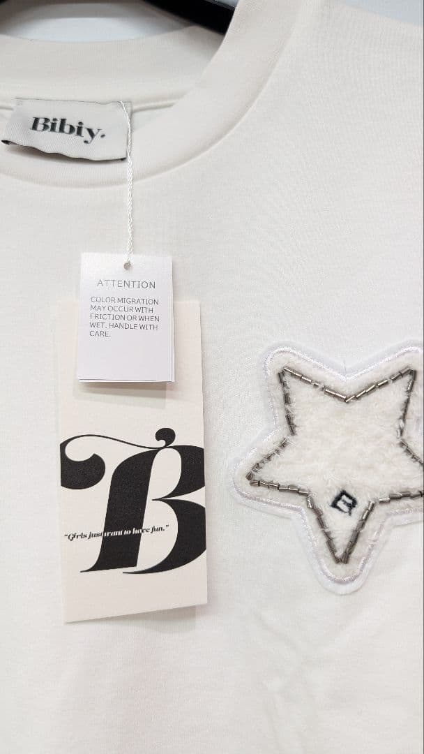 新品 Bibiy B.STAR TEE ビビィ
