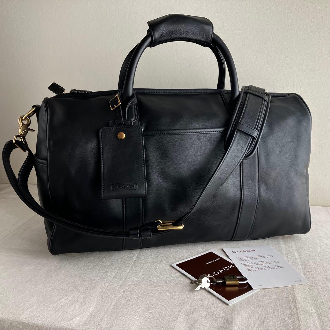 バッグ Vintage Coach Cabin Bag Small Black