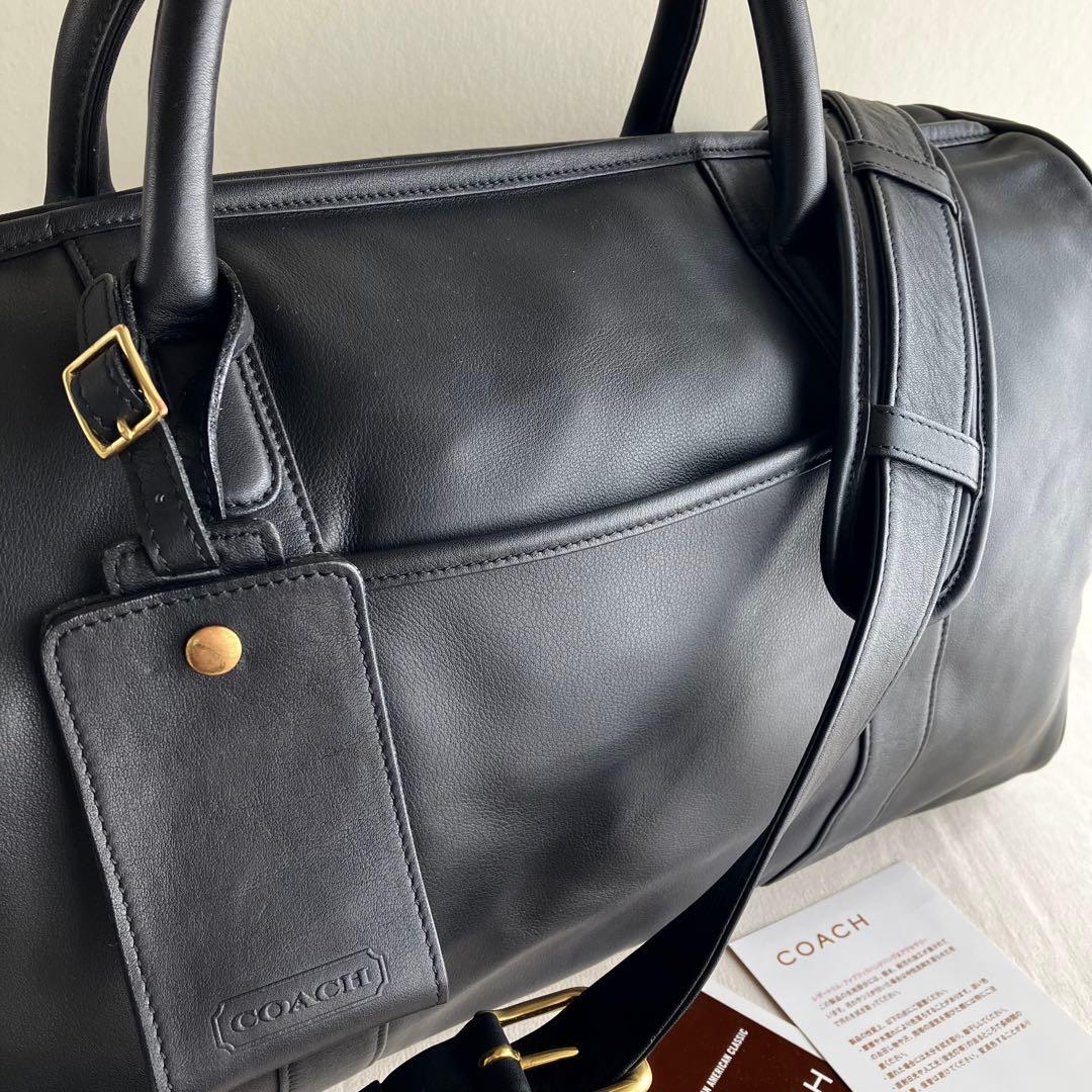 バッグ Vintage Coach Cabin Bag Small Black