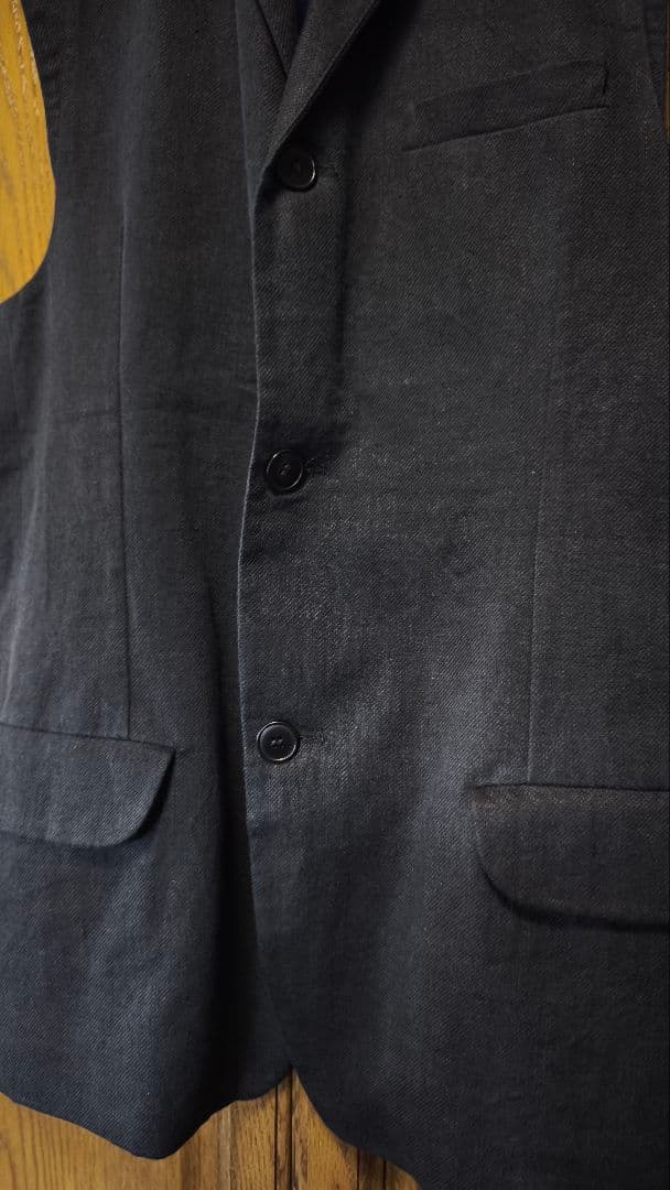 新品　24SS フランクリーダー　OLD LINEN VEST サイズL