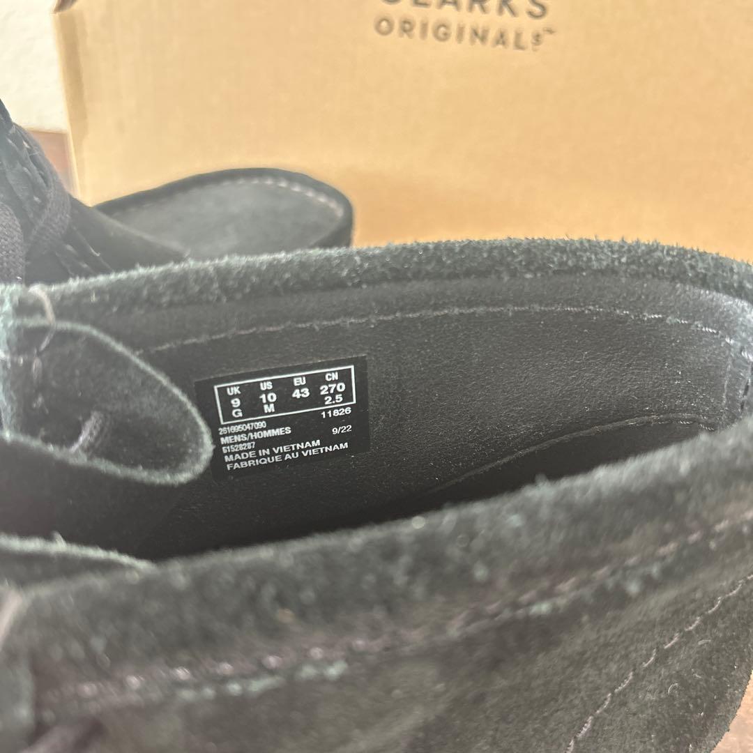 Clarks ワラビーブラック　シューズ