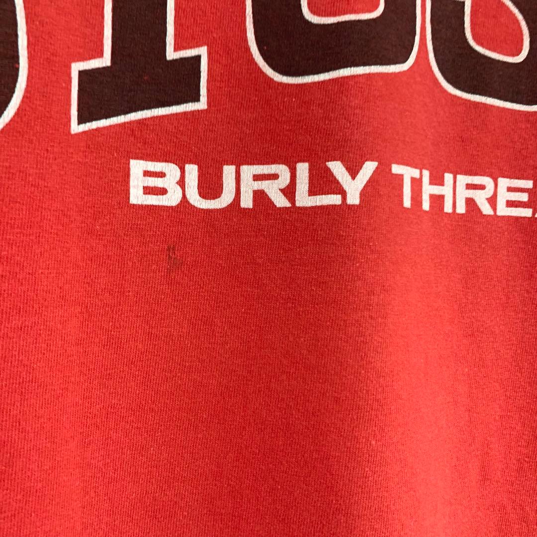 80s 前期 STUSSY USA製 黒タグ BURLY THREADS TEE