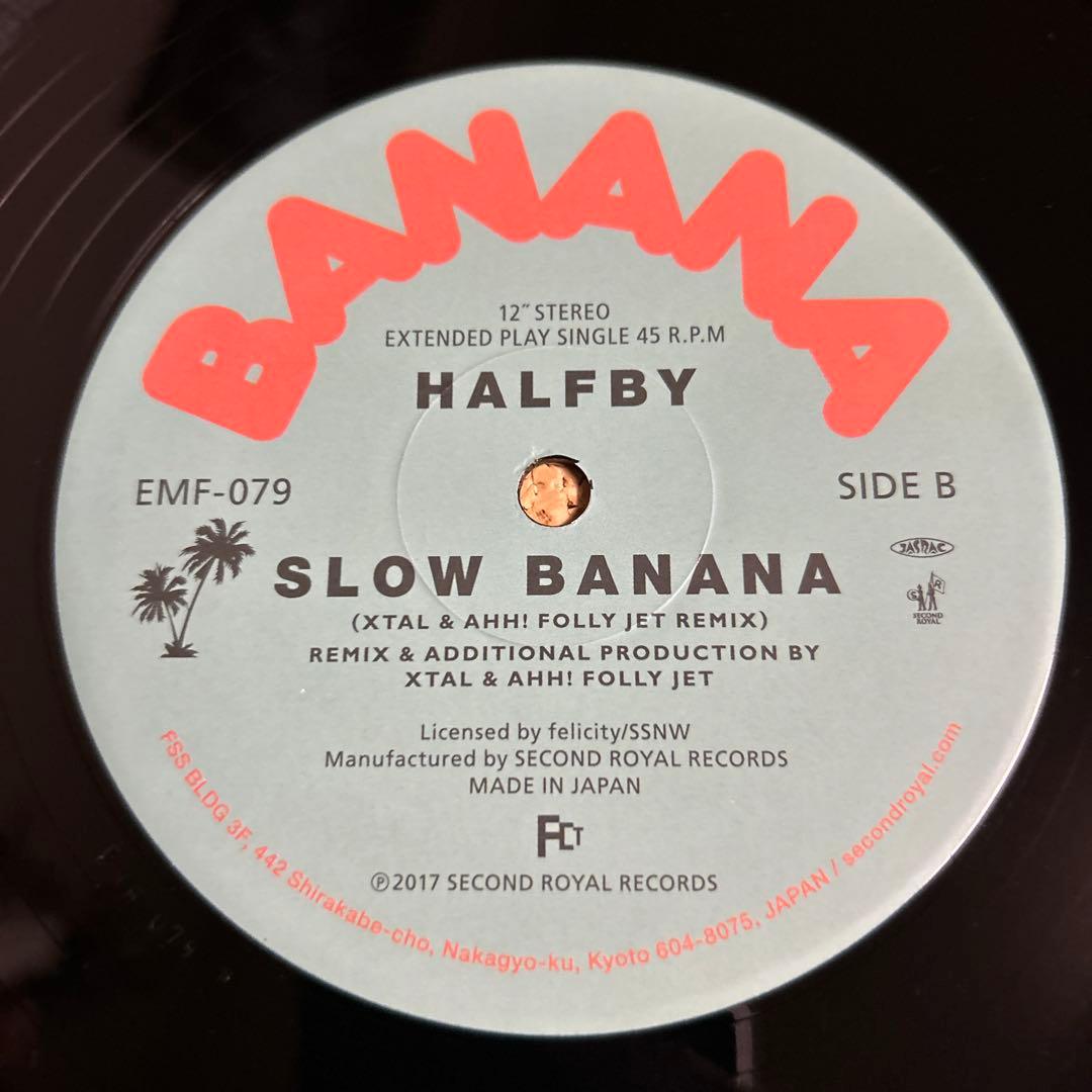 HALFBY SLOW BANANA LP レコード