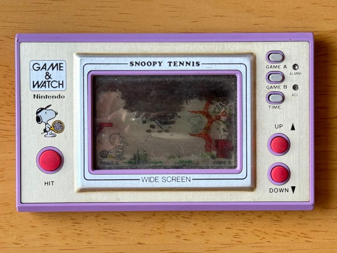 任天堂 ゲームウォッチ スヌーピー テニス
