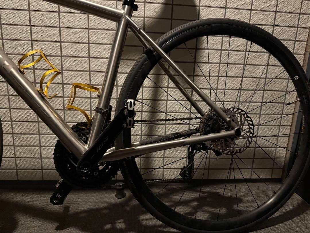 チタンフレーム Shimano 105 ロードバイク 完成車