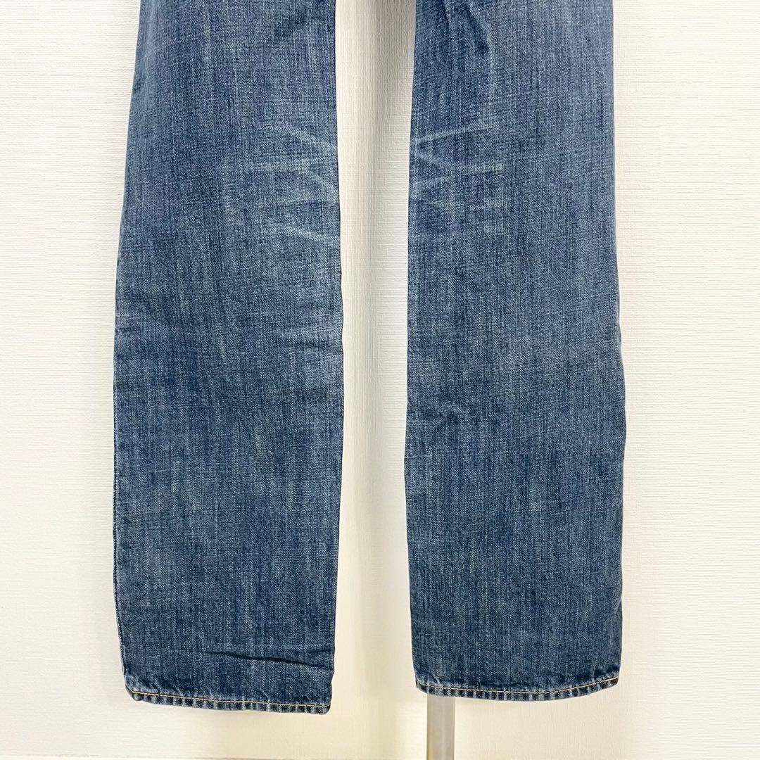 y2k❤️ EVISU donna ピンク カモメ ストレートデニム