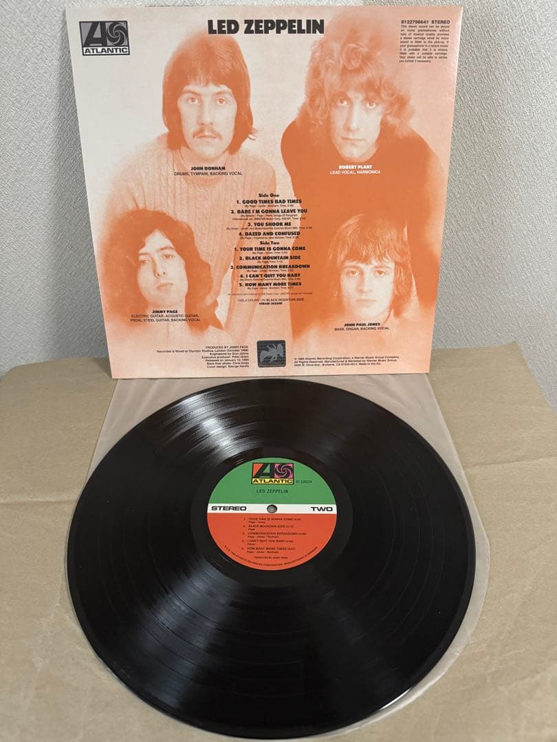 LED ZEPPELIN 1st 2nd リイシューLP 2枚セット
