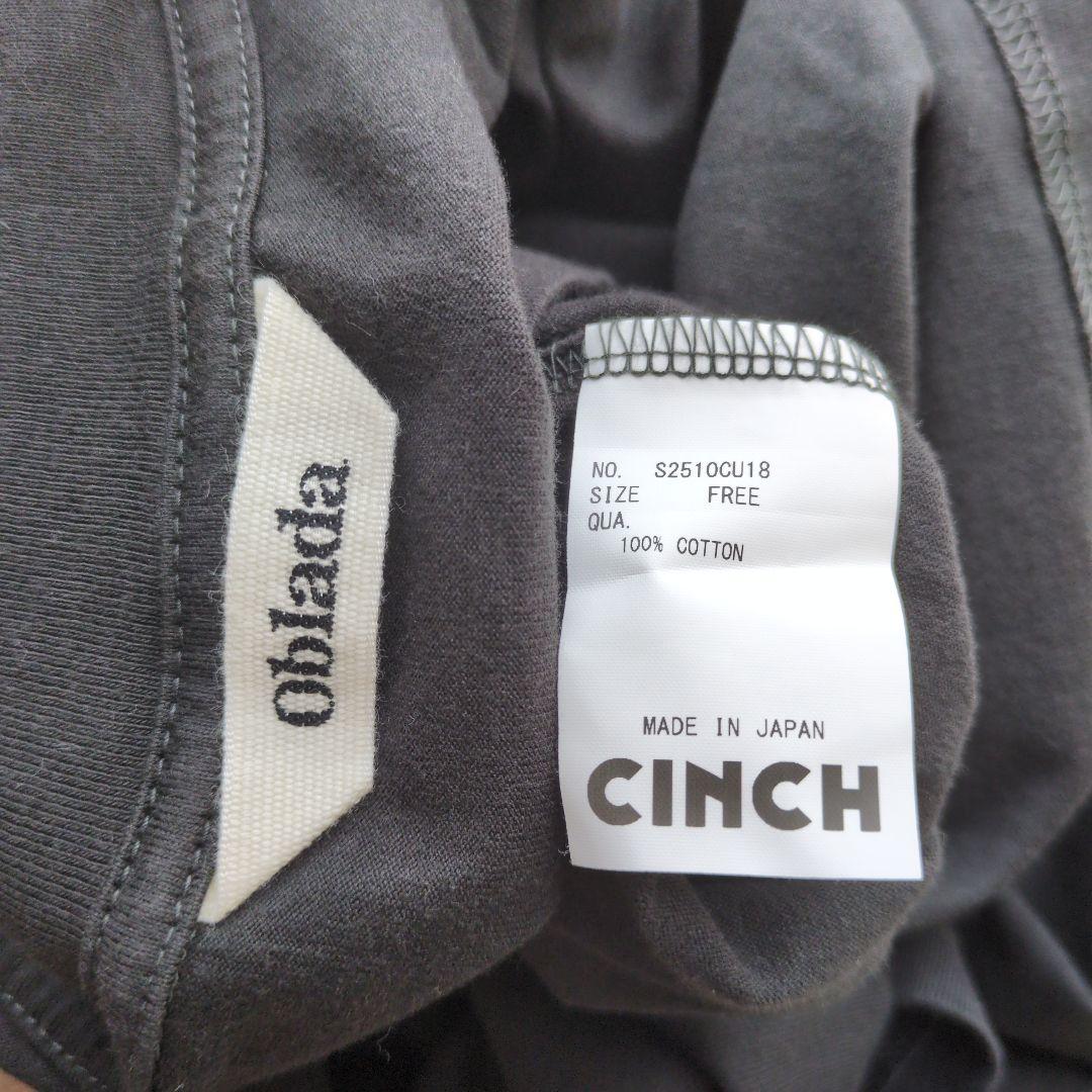 オブラダ Oblada CINCH TIGER TEE Tシャツ レディース 黒