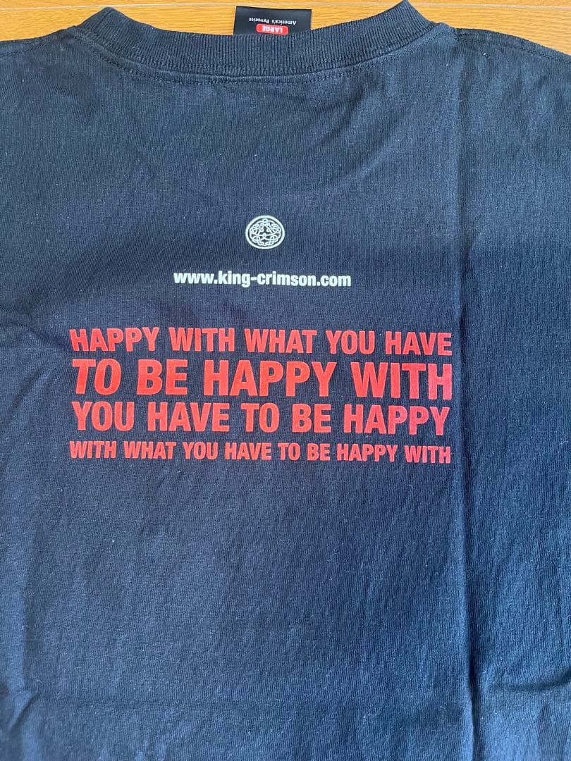 2003年 キング クリムゾン to Be Happy With Tシャツ