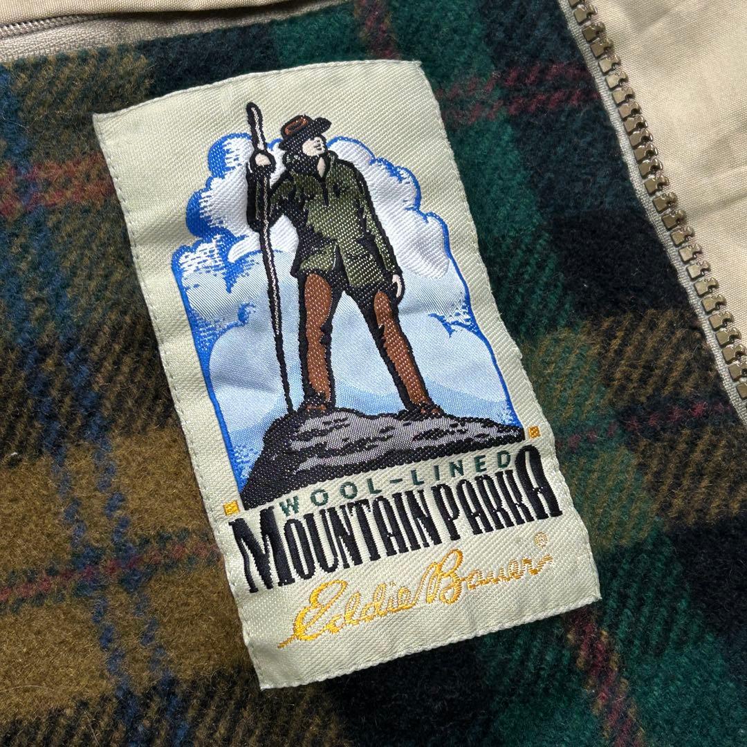 ジャケット・アウター 90s Eddie Bauer wool line mountain parka