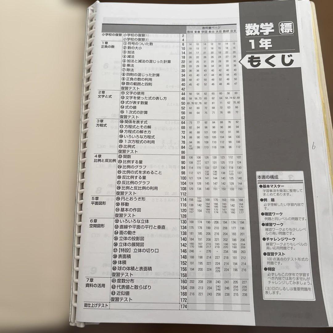 ⭐︎内申対策⭐︎中学校 学習参考書 指導書 PASTEM
