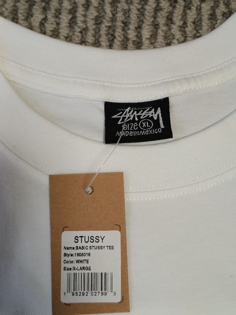 【新品・未使用】Stussy ステューシー ホワイト Tシャツ