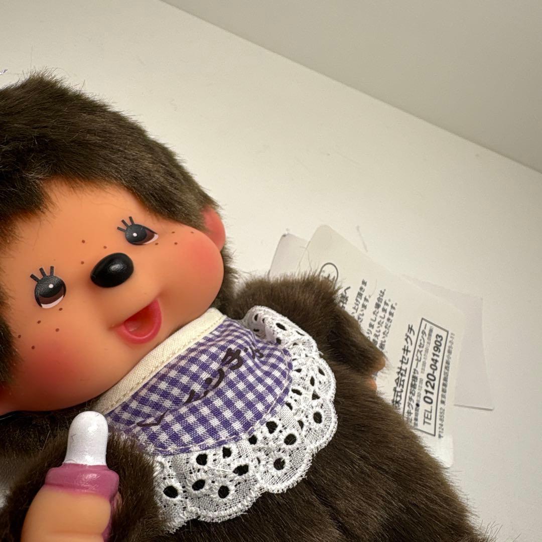 2019年発売 店舗限定 新品 ギンガムスタイ モンチッチ パープル 女の子 0