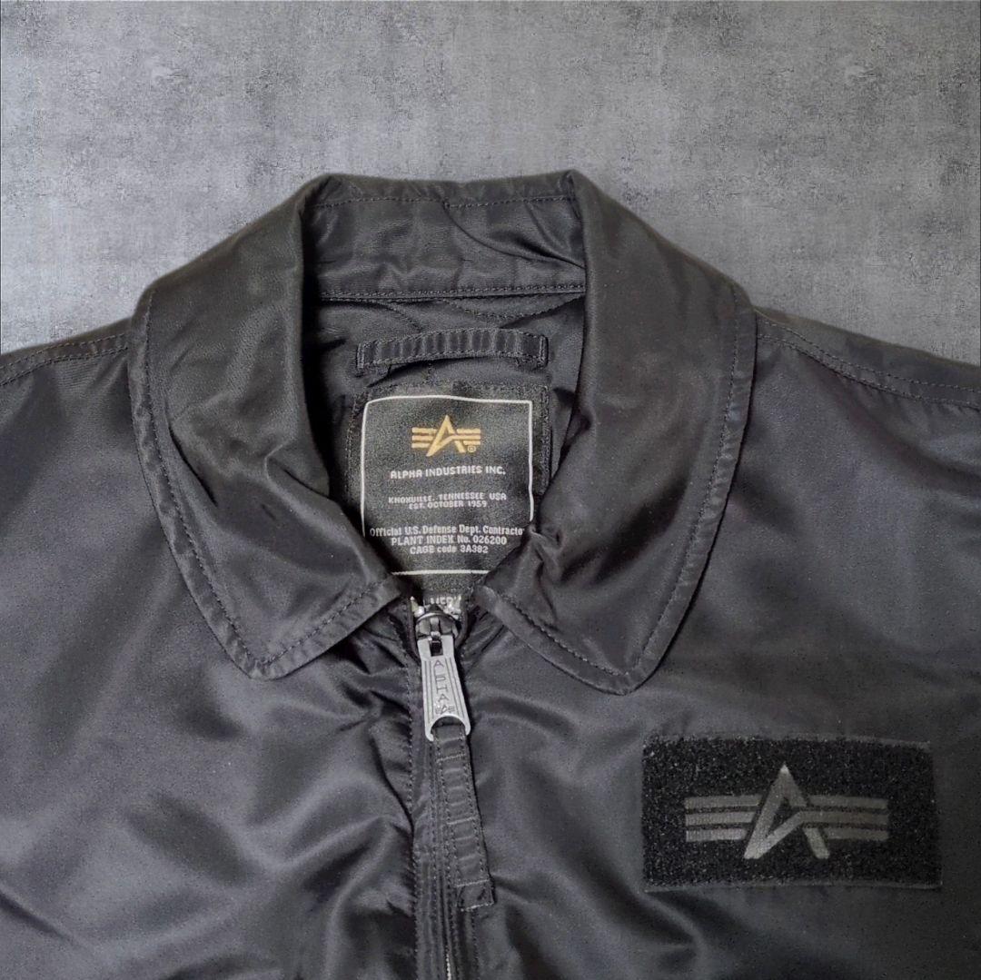 美品✨アルファインダストリーズ CWU-45/P 黒 フライトジャケット M