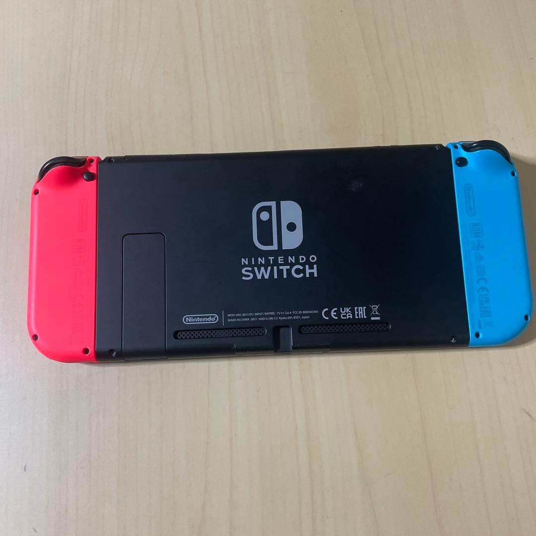 Nintendo Switch 本体 青と赤のJoy-Con 充電器その他備品
